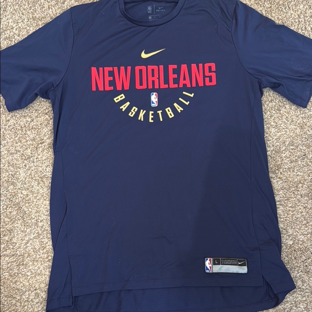 Nike Navy New Orleans Basketball Tee
